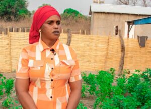 Oumou Diallo, présidente de la COPIFOR (Comité de pilotage du forage) Kalifourou