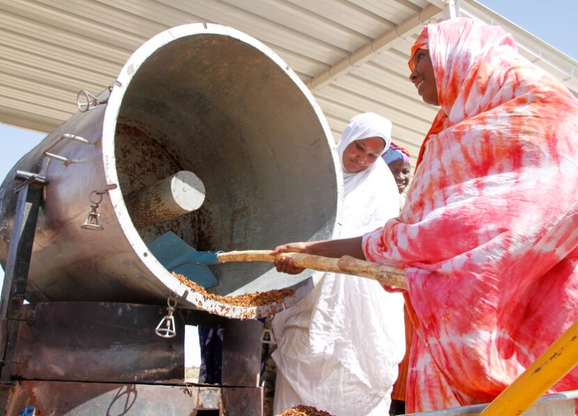 Equipement de transformation de riz fourni par SOS SAHEL et ses partenaires
